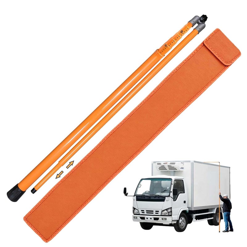 comincia Height Stick for Trucks 20FT, Load Height Measuring Stick with Adjustable Pole, Extended Crossbar, Non-Conductive Fiberglass Height Stick with Carrying Bag,Accurately for Trucks, Car Haulers - Image 1